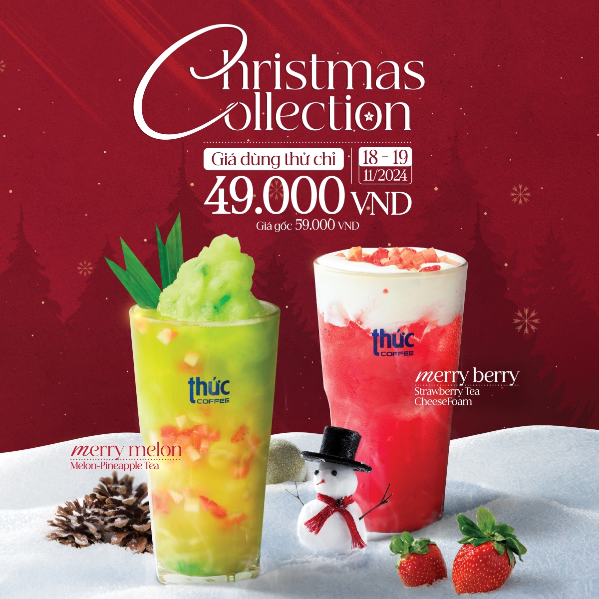 🔖 CHRISTMAS COLLECTION - GIÁ DÙNG THỬ CHỈ 49.000Đ